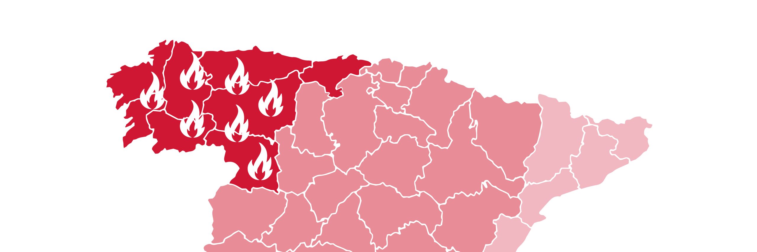 Sabies que a Espanya la majoria dels incendis forestals passen al nord-oest?